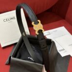 CELINE（思琳）TRIOMPHE 搭扣 25 毫米双面皮带 - 图片 3