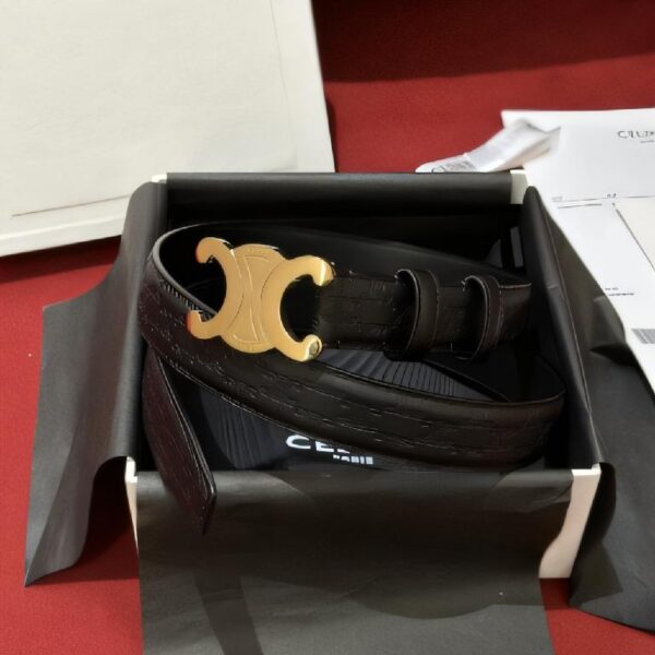 CELINE（思琳）TRIOMPHE 搭扣 25 毫米双面皮带