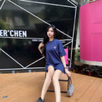 CHANEL 香奈儿 CC粉色logo印花短袖T恤 - 图片 3