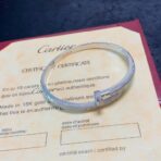 Cartier 卡地亚满钻钉子镶钻手镯 - 图片 4