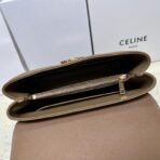 Celine Classique Triomphe 黄褐色天然小牛皮手提斜挎包 - 图片 4