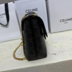 Celine Triomphe Canvas Chain Shoulder Bag 老花金链单肩包 - 图片 2