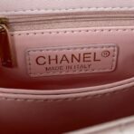 Chanel Extra Mini Coco Handle 浅粉色鱼子酱粒面小牛皮金扣链条手提斜挎包 - 图片 4