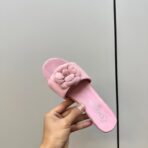 Chanel 小香24ss春夏新品山茶花拖鞋粉色 - 图片 2