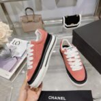 Chanel 小香C家 2023B 厚底熊猫鞋板鞋 橘粉色 - 图片 4