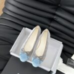 Chanel 新色芭蕾舞鞋  灰蓝配色