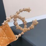 Chanel 菱格纹珍珠星星双 C 扣腰带 - 图片 3