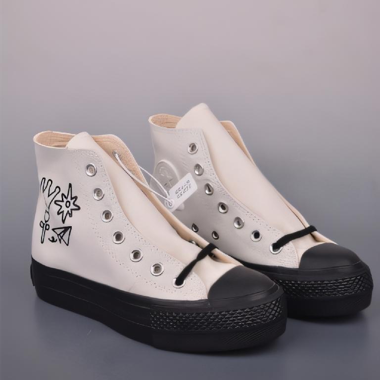 Converse All Star Lift 白黑厚底1_00001_ Converse All Star Lift 白黑厚底 - 图片 1