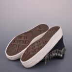 Converse Chuck Taylor All Star Platform Western Glam 舒适简约 女款高帮帆布鞋 黑色 - 图片 3