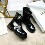 迪奥（Dior）D-Quest 系列机车风厚底及踝靴（黑色款） - 图片 3