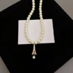 DIOR巴黎铁塔珍珠项链 - 图片 2