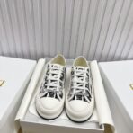 Dior B23 Low-Top Sneaker with Black and White Art Print（迪奥 B23 低帮艺术印花帆布鞋）黑白印花配色