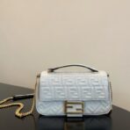 Fendi Baguette FF Embossed 小牛皮手提单肩包