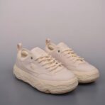 Fila ROCK 斐乐潮牌 岩石鞋 时尚潮流休闲运动板鞋 米色