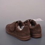 Fila Slant Shot 98 23斐乐潮牌 魔术贴复古低帮运动休闲鞋棕色 - 图片 4