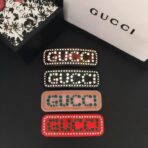 GUCCI 字母水晶发夹 - Imagem 4