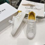 Givenchy Town Leather Low-Top Sneakers（纪梵希 Town 系列皮革低帮板鞋）黄色（压纹装饰） - 图片 2