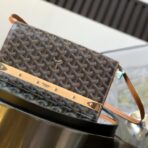 Goyard Monte-Carlo 迷你木条铆钉斜挎包 - 图片 4