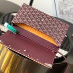 Goyard Monte-Carlo 迷你木条铆钉斜挎包  枣红色 - 图片 3