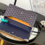 Goyard Monte-Carlo 迷你木条铆钉斜挎包  深蓝色 - 图片 4