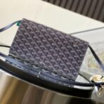 Goyard Monte-Carlo 迷你木条铆钉斜挎包  深蓝色 - 图片 3