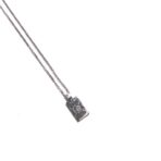 GucciGhost小鬼精灵 骷髅 双面方牌项链 - 图片 3