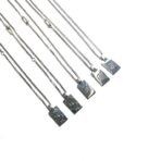 GucciGhost小鬼精灵 骷髅 双面方牌项链 - 图片 4