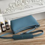 Hermès Berlingot 蓝色 Togo 牛皮单肩斜挎包 - 图片 3