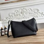 Hermès Berlingot 黑色 Togo 牛皮单肩斜挎包