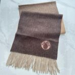 Hermes · 围巾 渐变拼色设计搭配镂空马车标志