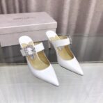 JIMMY CHOO(吉米周) D扣水钻款白色