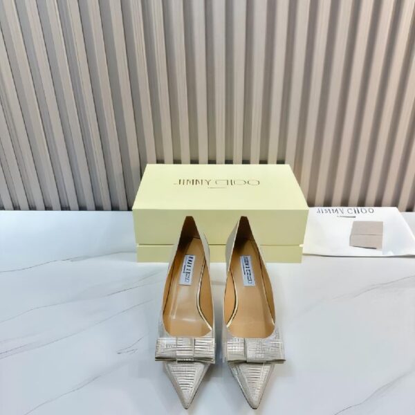 JIMMY CHOO(吉米周) 银色蝴蝶结