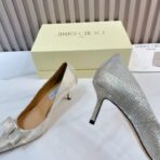 JIMMY CHOO(吉米周) 银色蝴蝶结 - 图片 4