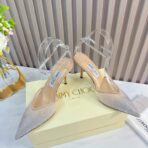 Jimmy Choo Love 系列尖头水钻高跟凉鞋 裸粉色 - Imagem 2