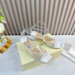 Jimmy Choo Vanessa 系列细高跟凉鞋 白色