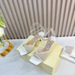 Jimmy Choo Vanessa 系列细高跟凉鞋 白色 - 图片 2