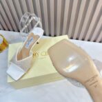 Jimmy Choo Vanessa 系列细高跟凉鞋 白色 - 图片 4