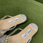 Jimmy Cho新款水钻拖鞋 - 图片 2