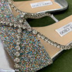 Jimmy Cho新款水钻拖鞋 - 图片 3