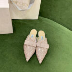 Jimmy Cho经典款LOVE系列蝴蝶结渐变平底鞋 - 图片 4