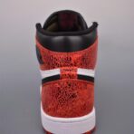 Jordan Air Jordan 1 High OG爆裂纹黑红 - 图片 2