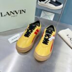 浪凡（LANVIN）CASH 系列休闲饼干鞋（黄红配色款）