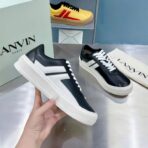 浪凡（LANVIN）CASH 系列休闲饼干鞋（黑白配色款） - Imagem 3