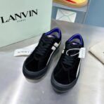 浪凡（LANVIN）CASH 系列休闲饼干鞋（黑蓝配色款）