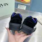 浪凡（LANVIN）CASH 系列休闲饼干鞋（黑蓝配色款） - 图片 2