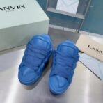 LANVIN 浪凡 CURB 系列老爹鞋（全蓝色款）