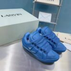 LANVIN 浪凡 CURB 系列老爹鞋（全蓝色款） - Image 2