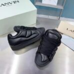 LANVIN 浪凡 CURB 系列老爹鞋（全黑色款） - Image 3