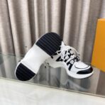 LV Archlight系列拱桥底老爹鞋休闲厚底系带运动鞋 - 图片 4