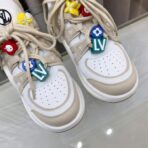 LV Archlight系列拱桥底老爹鞋休闲厚底系带运动鞋卡其 - Image 3